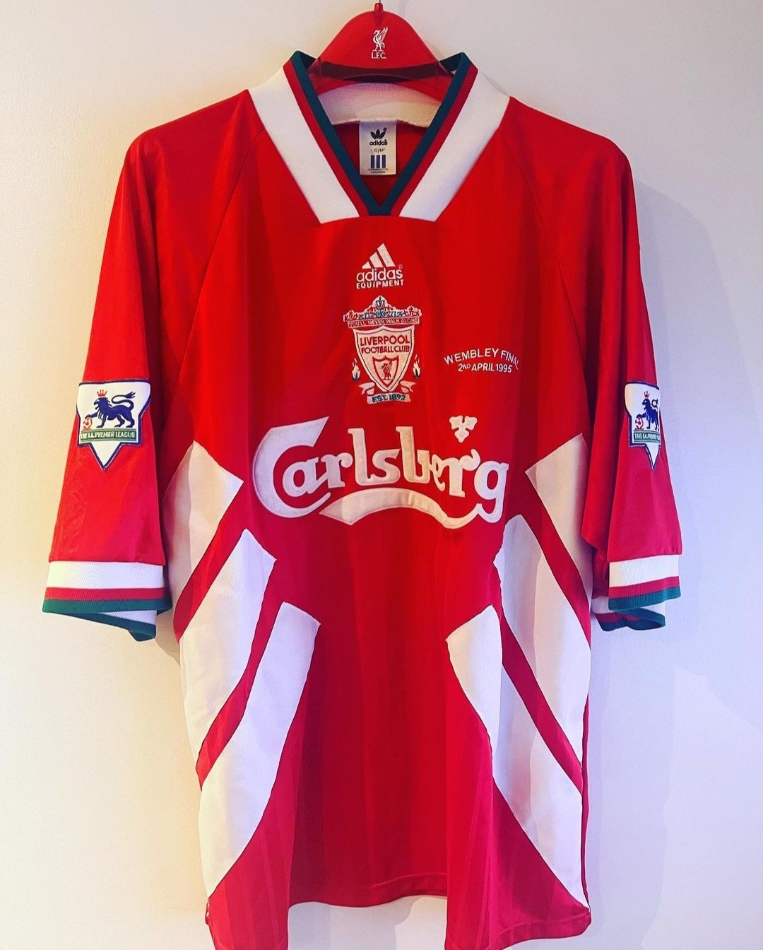 Equipación especial de LiverpoolFC 94-95