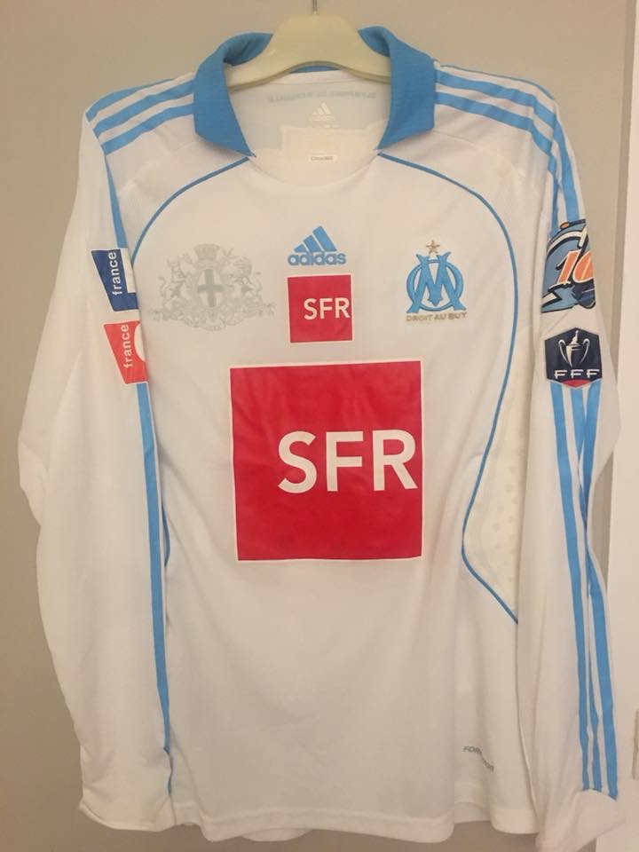 Primera equipación de Olympique de Marsella 08-09