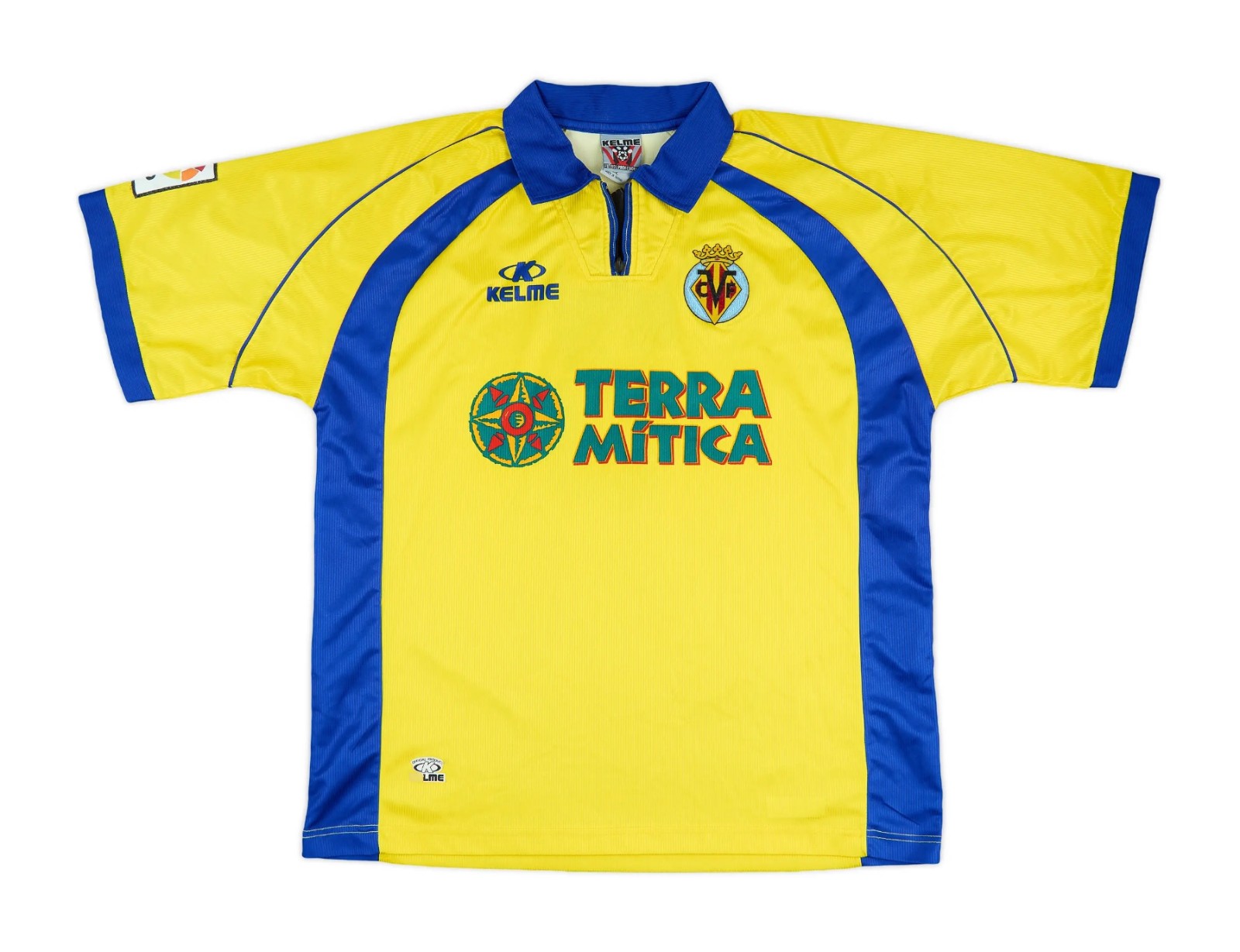 Primera equipación de Villarreal 00-01