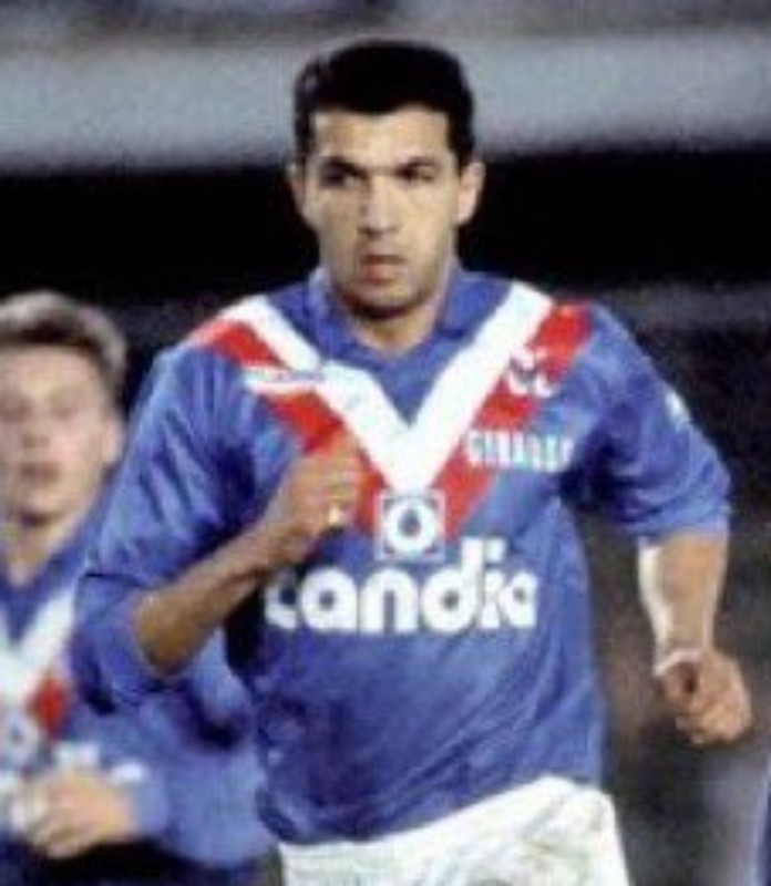 Tercera equipación de Olympique de Lyon 90-91