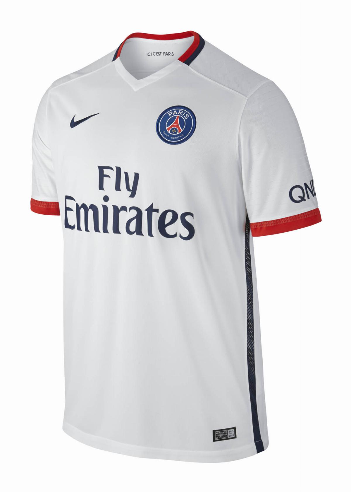 Segunda equipación de Paris Saint-Germain 15-16