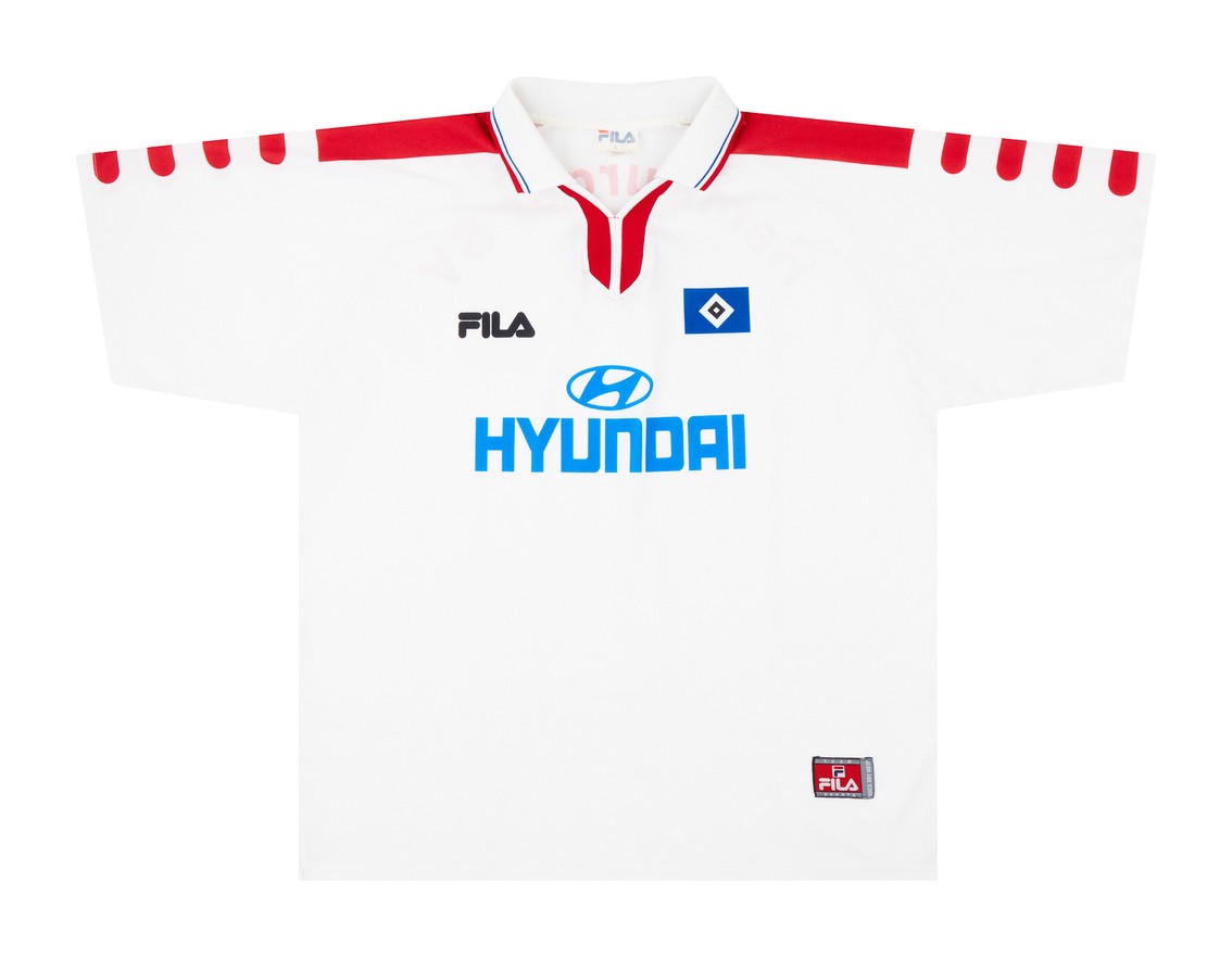 Primera equipación de Hamburgo 98-99
