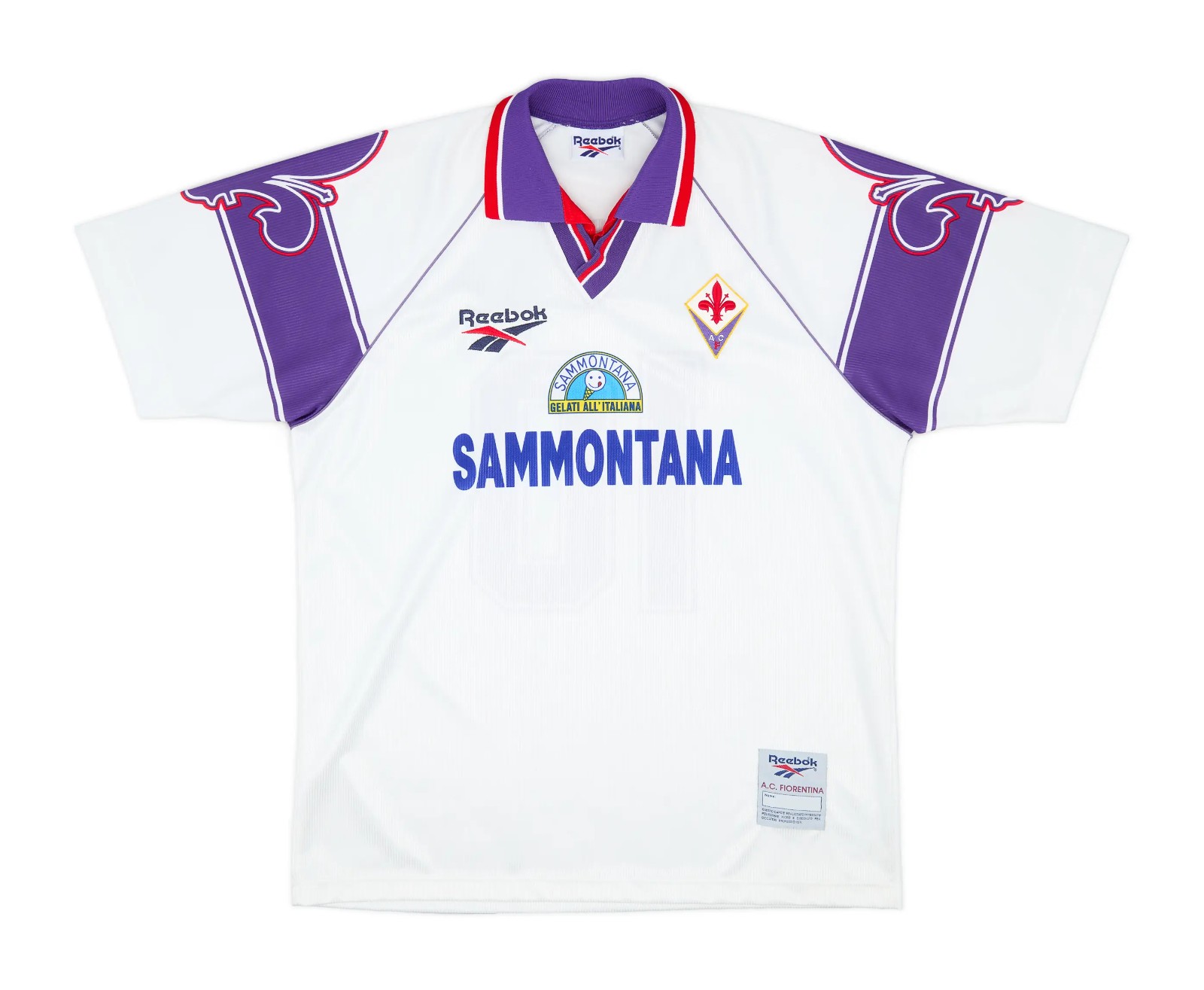 Segunda equipación de Fiorentina 96-97