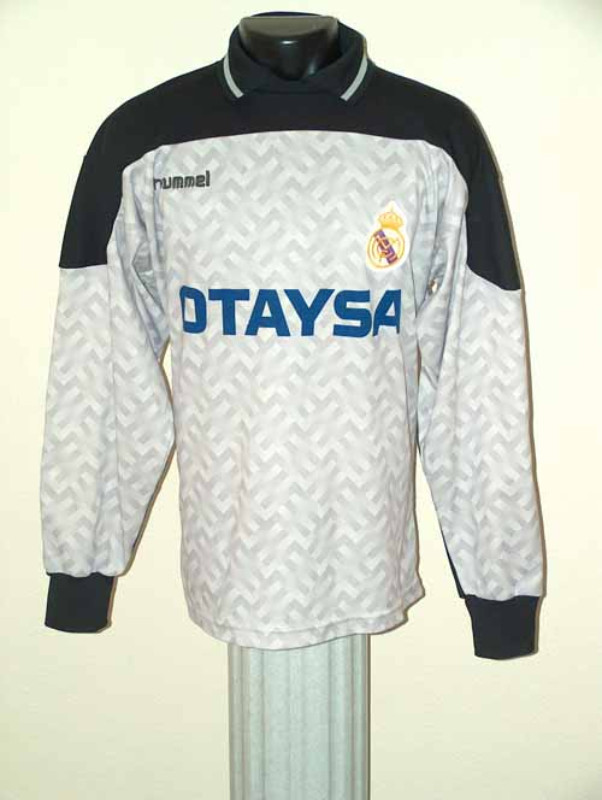 Equipación de portero de Real Madrid 90-91