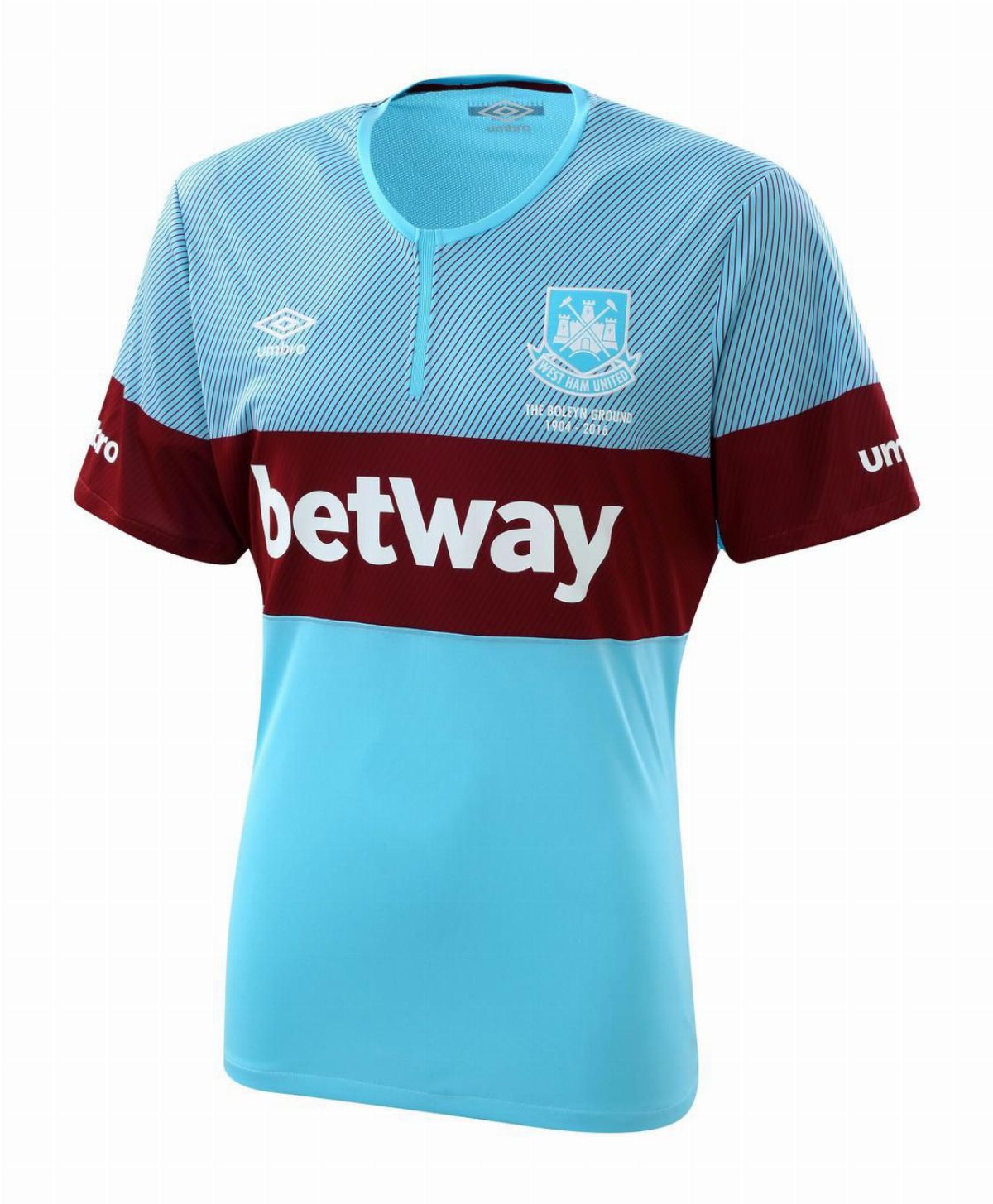 Segunda equipación de West Ham United 15-16